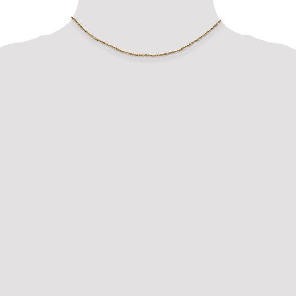 Children's 1.7mm, 14k Yellow Gold, Ropa Chain Necklace, 14 Inch
